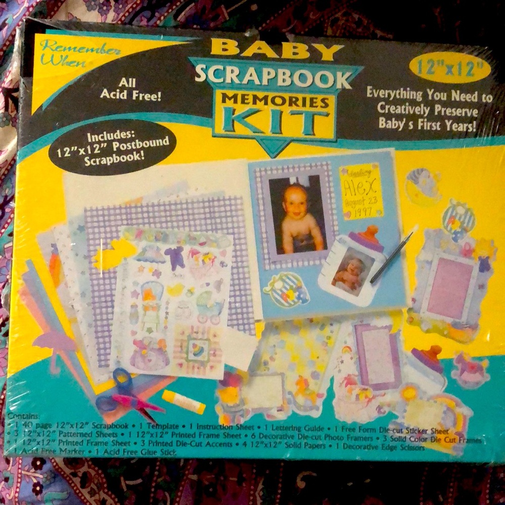 NIP Baby Scrapbook Memories Kit
